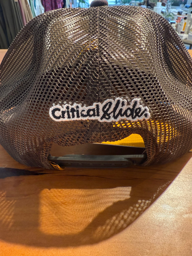 Communication Trucker Cap - Brown - Critical Slide