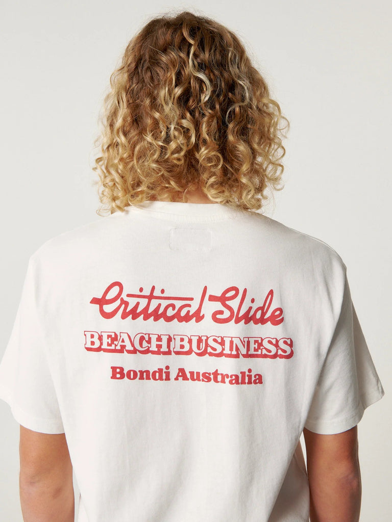 Business Tee - Vintage White - Critical Slide