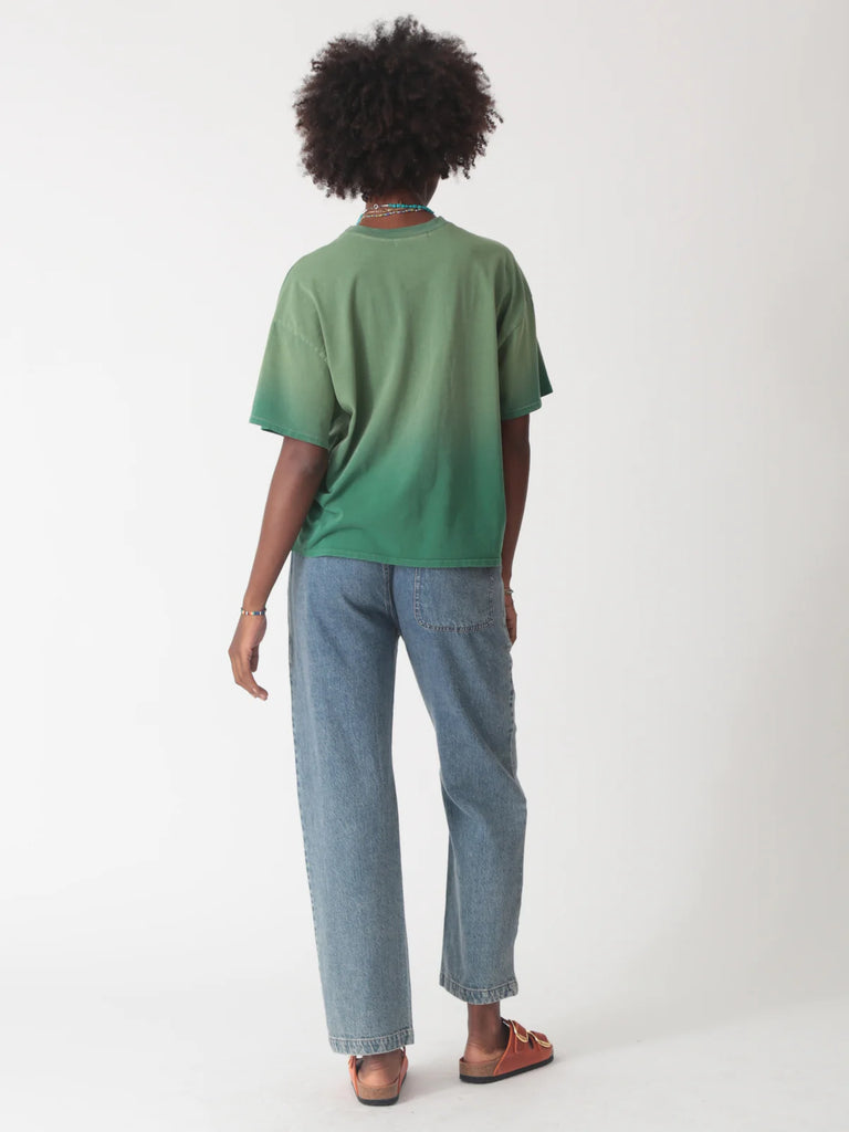 Classic Tee Sun Fun Graphic - Clover Green - Electric Rose