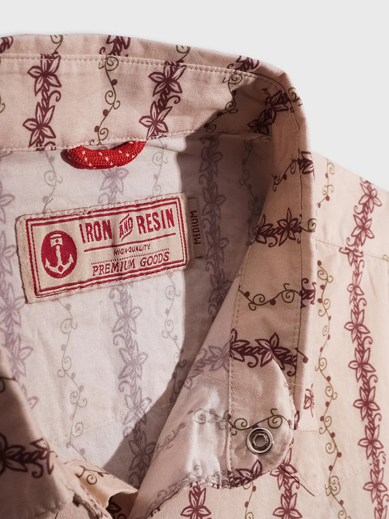 Solstice Shirt - Cream /  Iron & Resin