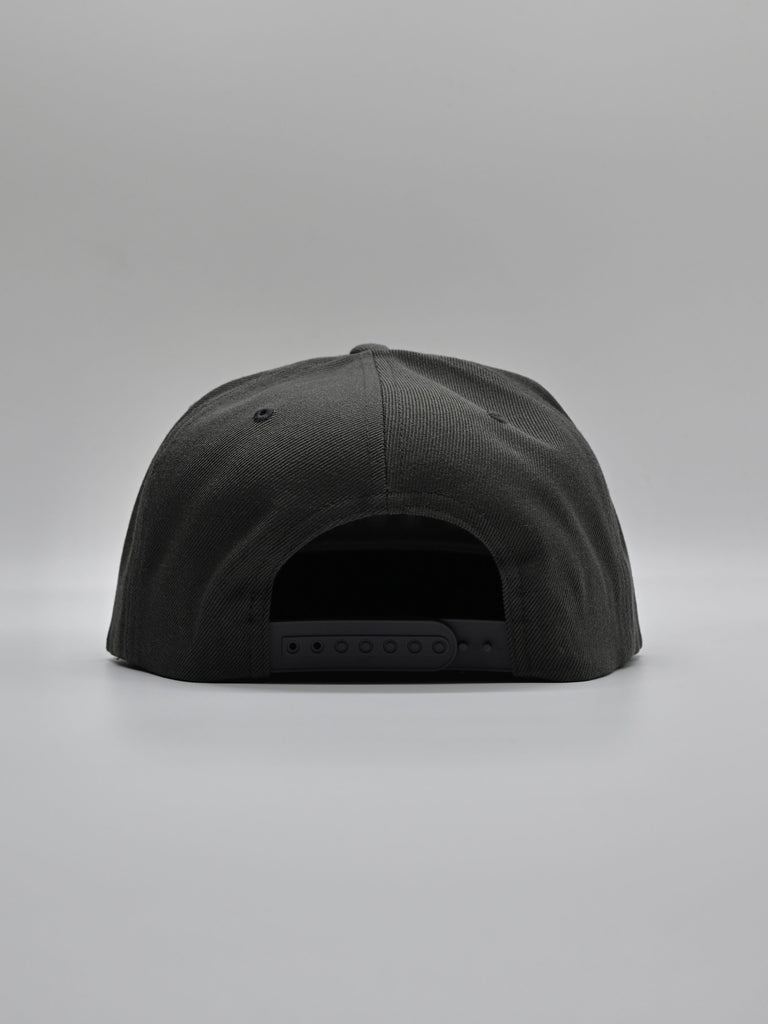OCN Culture Classic Horizon Snapback Hat - Charcoal Gray / White Hat