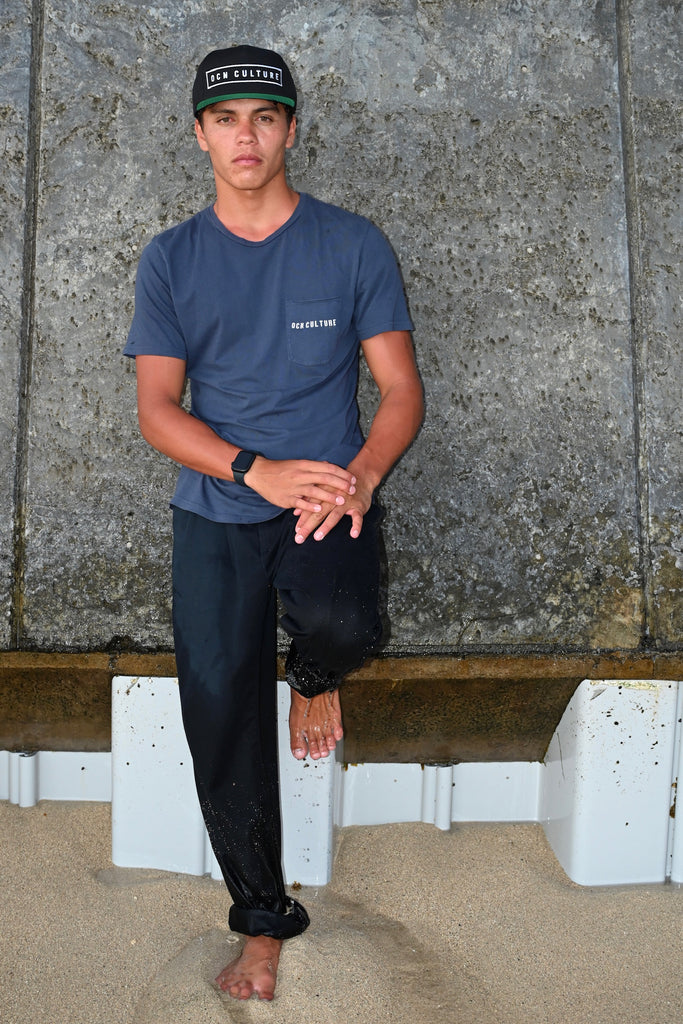 OCN Culture Classic Horizon Snapback Hat - Black