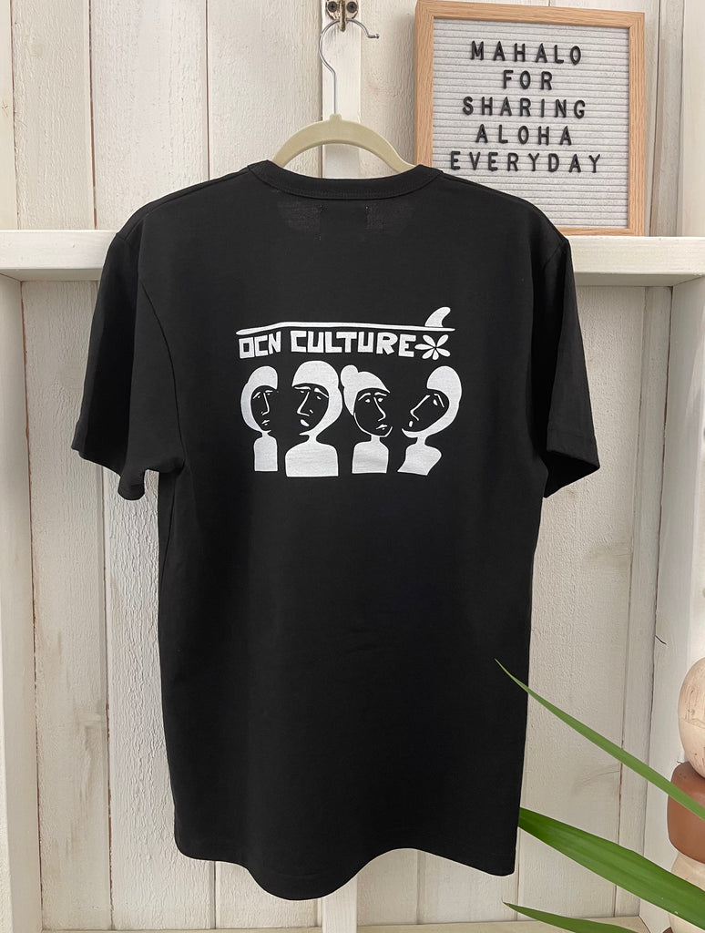 Recycled T-shirt - Black / OCN Team Meet Up - OCN CULTURE x Kevin Mirsky.