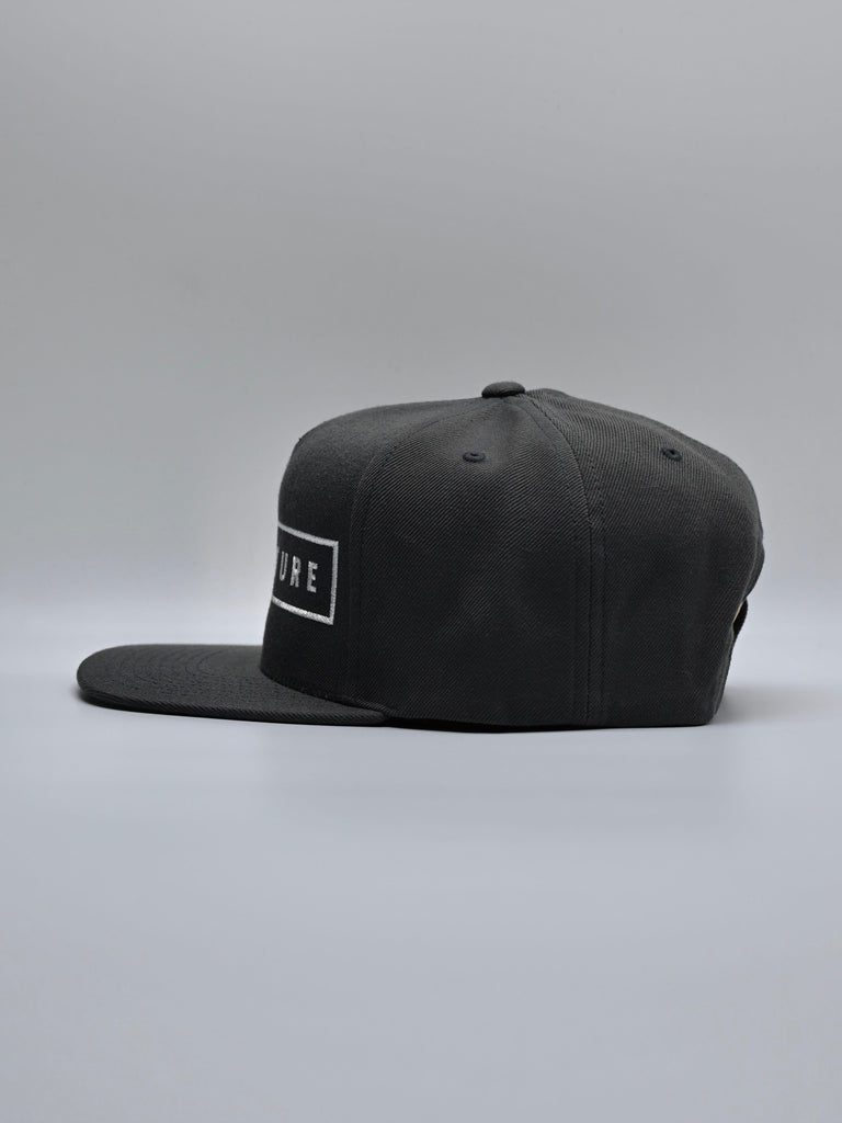 OCN Culture Classic Horizon Snapback Hat - Charcoal Gray / White Hat