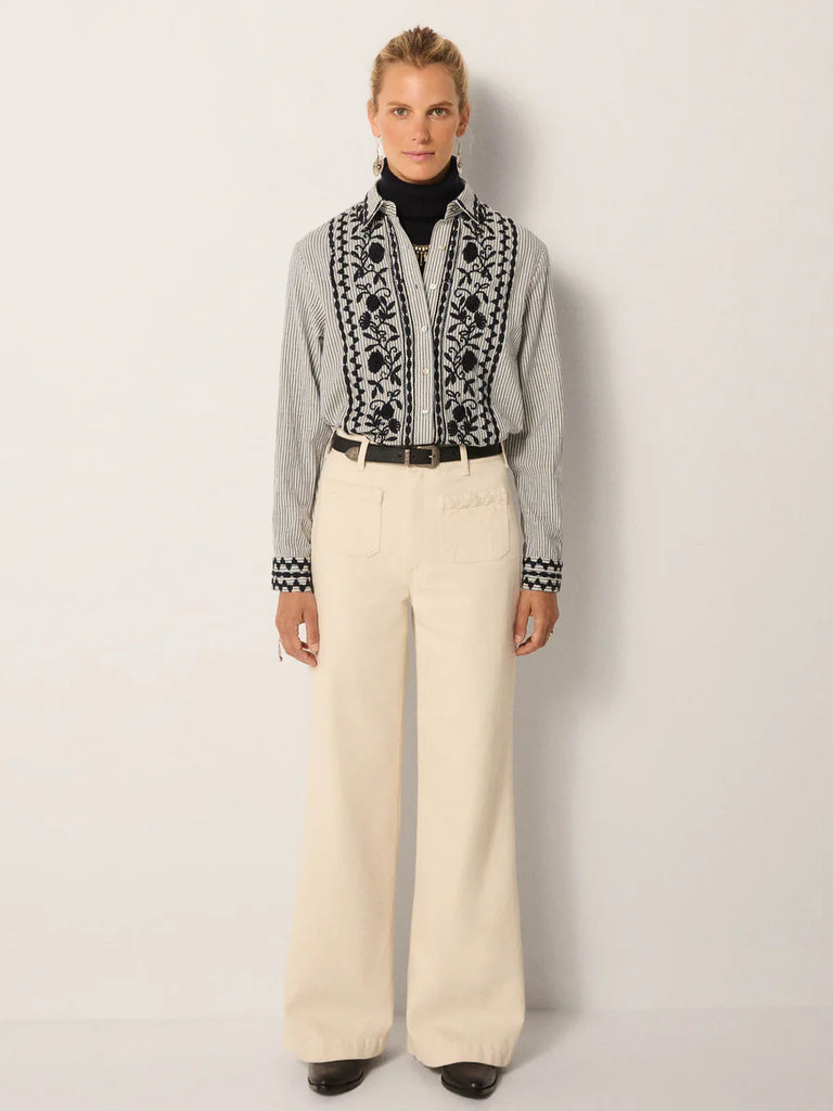 Hamlet Pant - Maxton Ecru - Maison Hotel