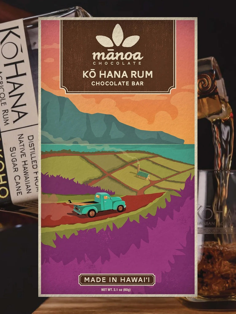 Kō Hana Rum Bar 80% - Manoa Chocolate from Hawaii