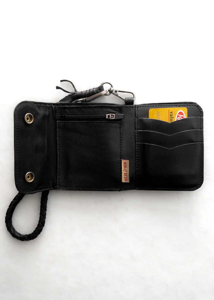 Santa Fe Leather Wallet - Iron & Resin