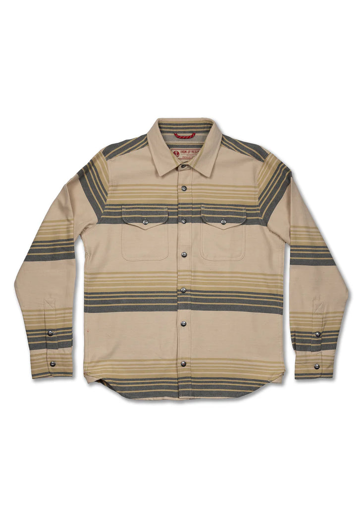 Sunshine Flannel Shirt - Natural /  Iron & Resin