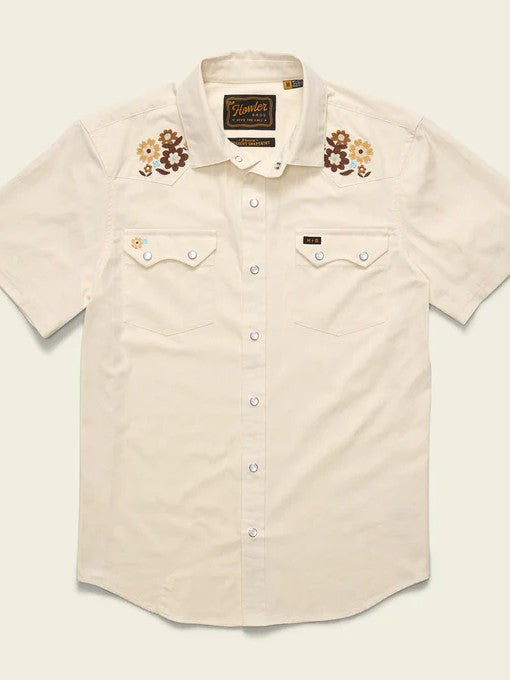 Crosscut Deluxe Shortsleeve Shirt - Off White / Howler Bros