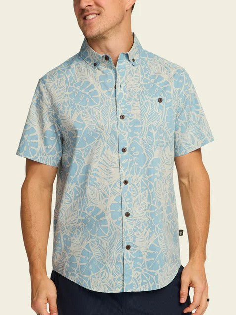 Mansfield Shirt - Blue Leafy Lithographs / Howler Bros
