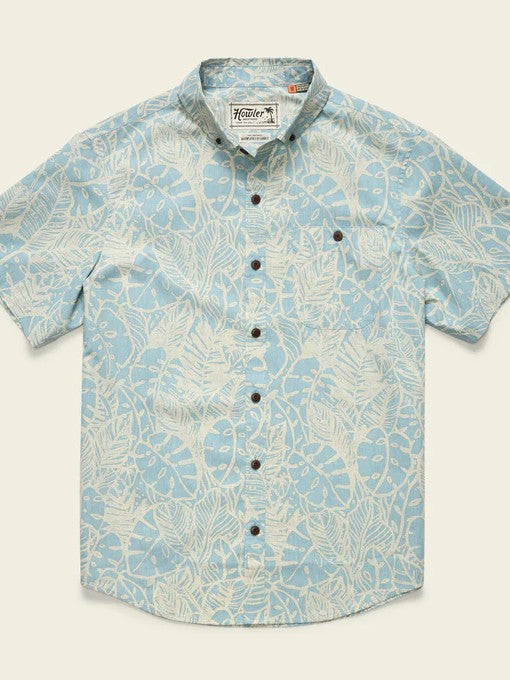 Mansfield Shirt - Blue Leafy Lithographs / Howler Bros