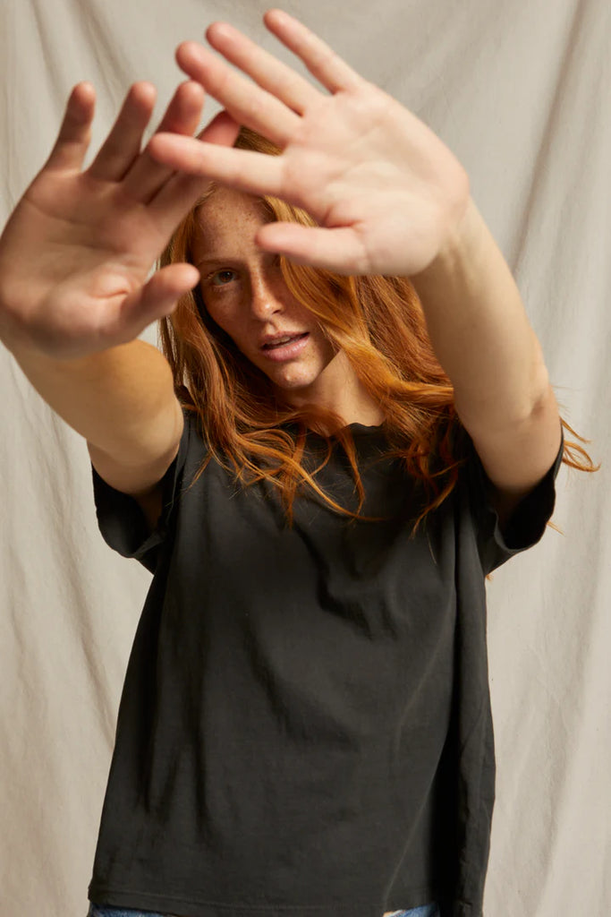 Harley Tee- Vintage Black - Perfect White Tee