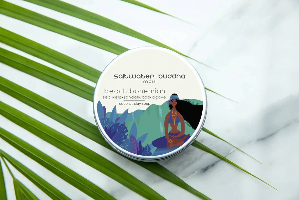 Coconut Clay Soap - Saltwater Buddha (from Maui, Hawaii)