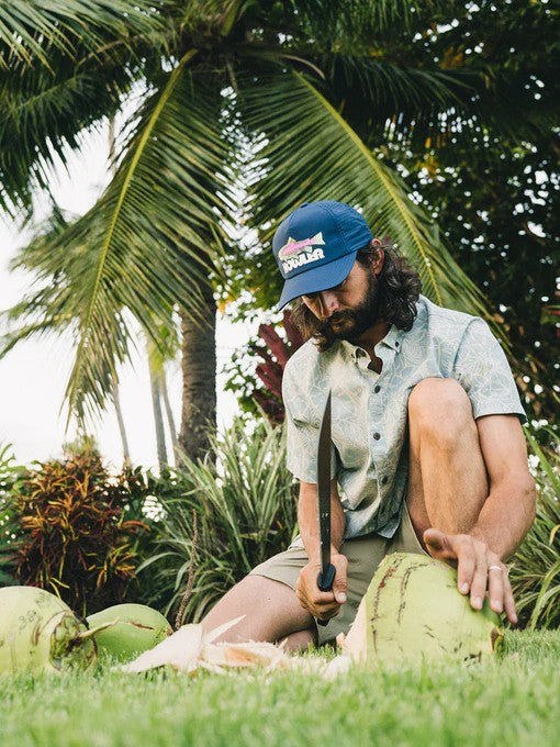 Mansfield Shirt - Blue Leafy Lithographs / Howler Bros