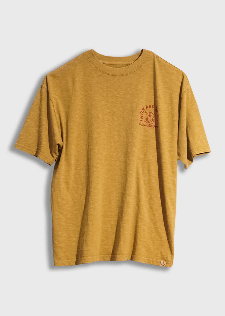 Sink or swim pocket tee - Goldenrod - Iron & Resin