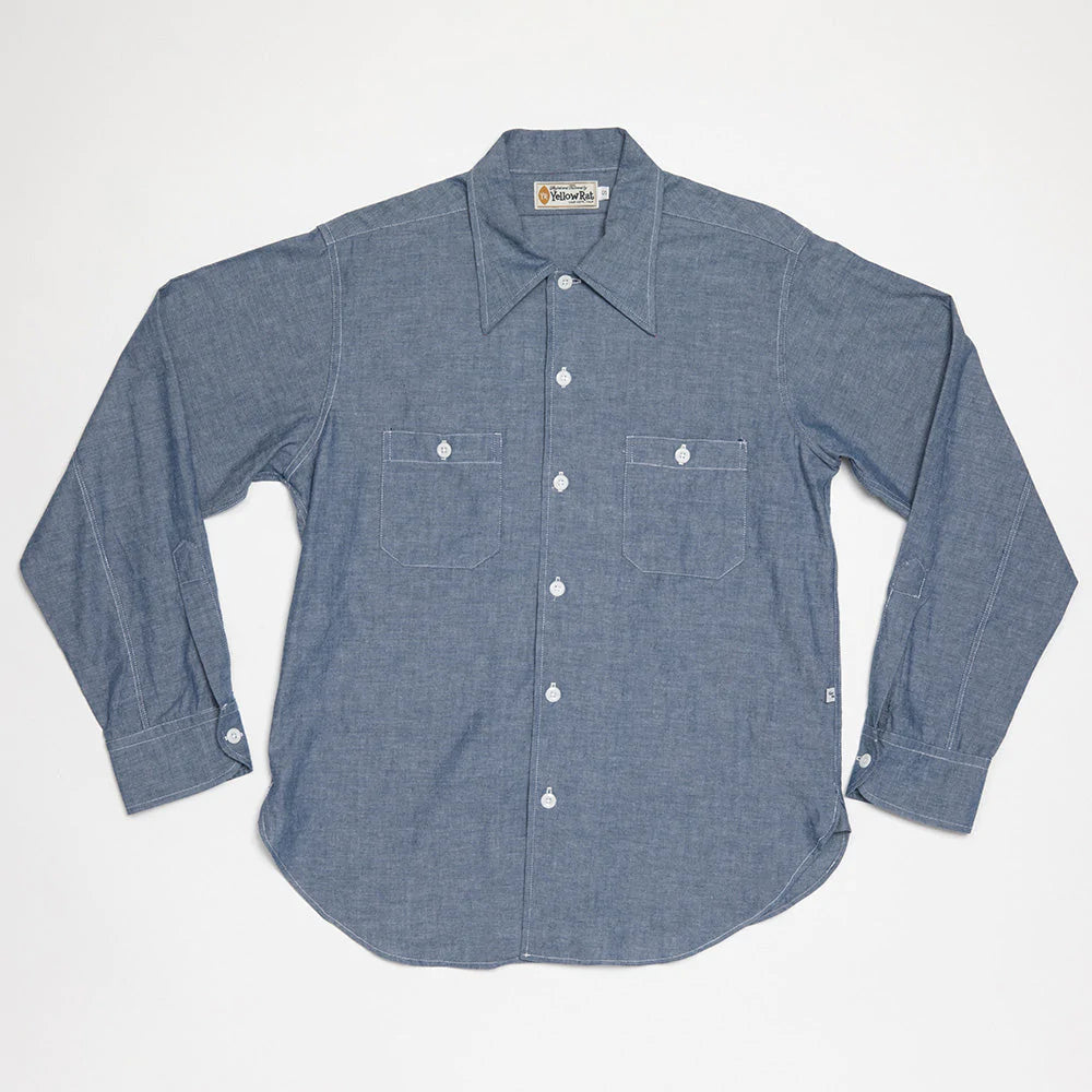 40's Work Shirt / Indigo - YELLOW RAT PRODUCTIONS